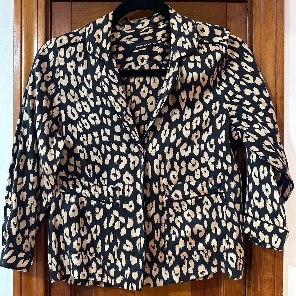 Silk Equipment KATE MOSS top